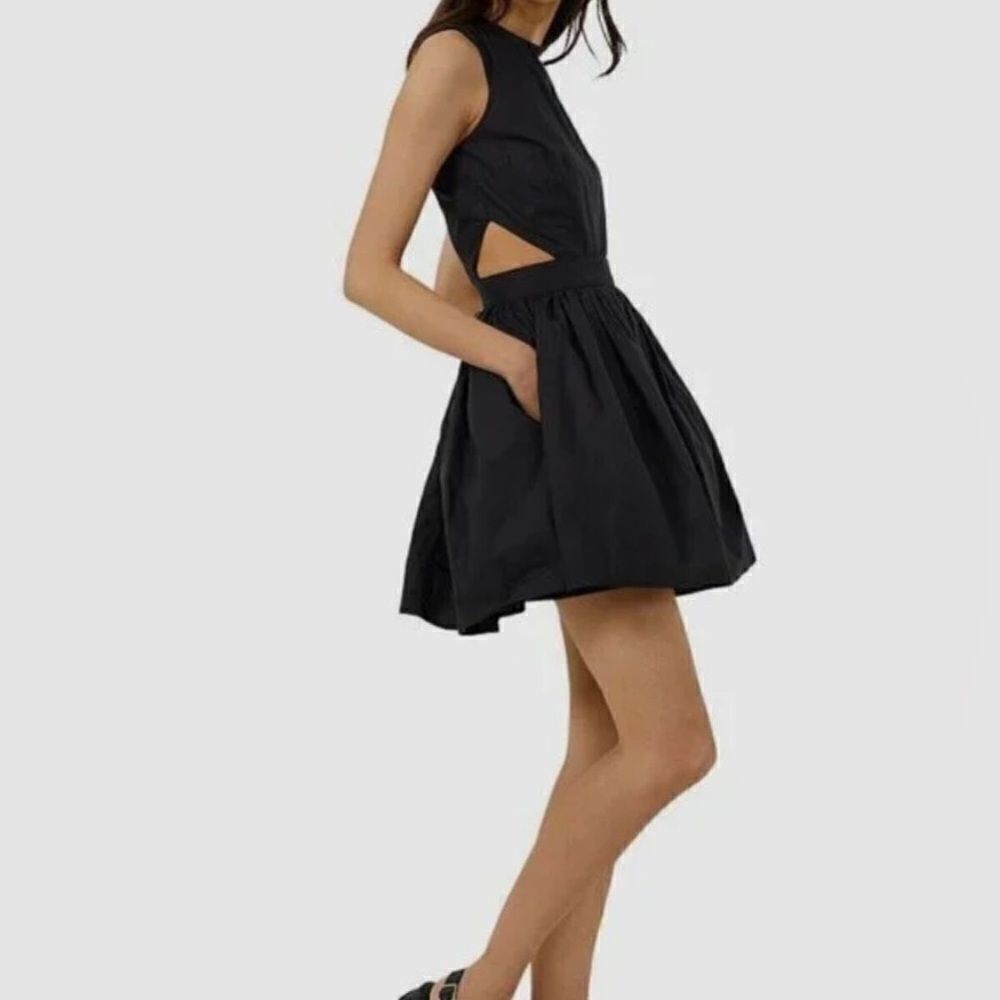 NWOT French Connection Adelade Cut Out Poplin Mini Dress